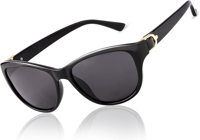 Amazon.com: LVIOE Polarized Sunglasses for Women, Classic Fashion Sunglasses Anti Glare UV Protec... | Amazon (US)