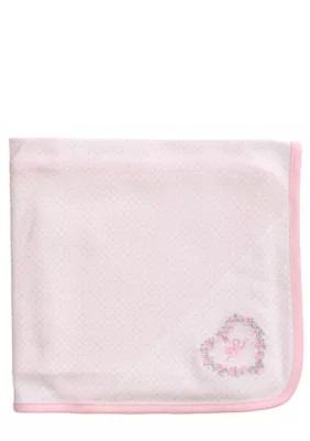 Little Me Thank Heaven For Little Girls Receiving Blanket, Pink | Belk