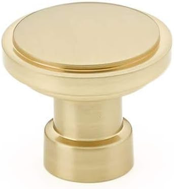 Emtek Haydon Cabinet Knob 1-1/4" Dimension, Satin Brass | Amazon (US)
