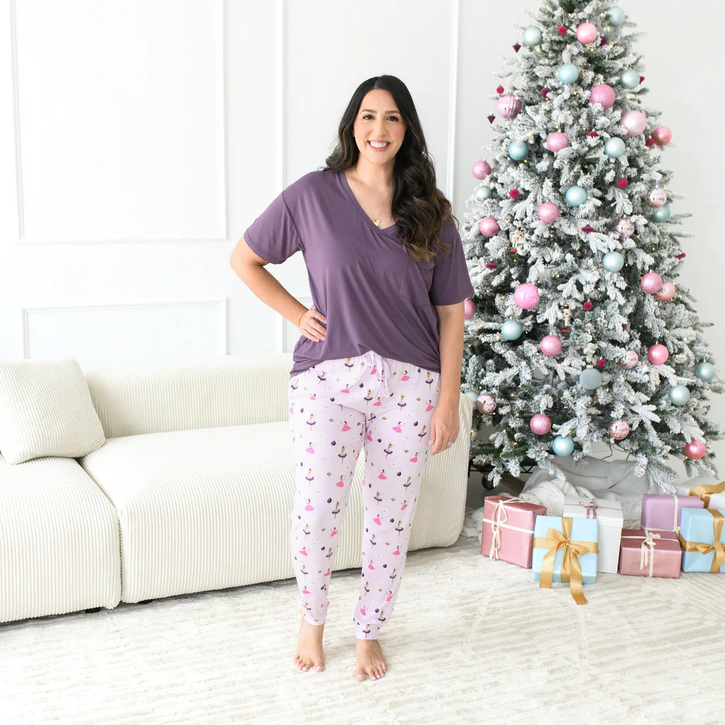 Women's Jogger Pants in Sugar Plum | Kyte BABY