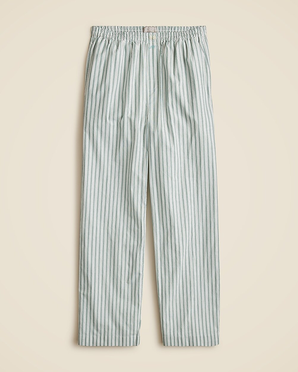 Cotton poplin pajama pant in stripe | J. Crew US