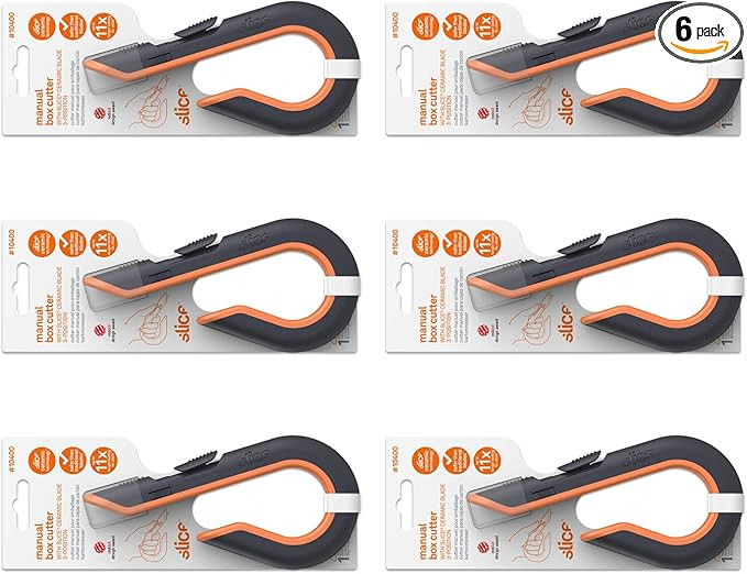 Slice 10400-CS 10400 Box Cutter, Ceramic Safety Blade, 3 Position Manual Button, Stays Sharp up t... | Amazon (US)