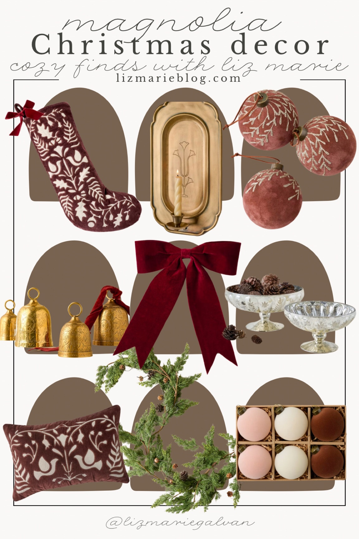 Cozy cottage farmhouse Christmas decor. From velvet bows to classic Christmas decor inspired by vintage Christmas decor pieces. Antique inspired brass bells, crushed velvet Christmas decor, vintage inspired stockings & more. 

#LTKHome #LTKHoliday #LTKSeasonal