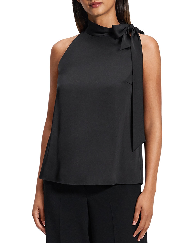 Theory Side Tie Halter Top | Bloomingdale's (US)