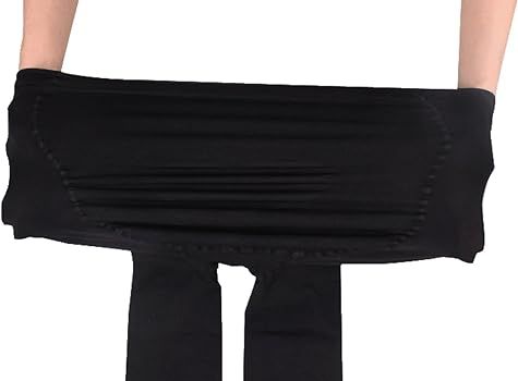 Black Seamless/Comfortable Maternity Tights for Pregnancy 120D | Amazon (US)