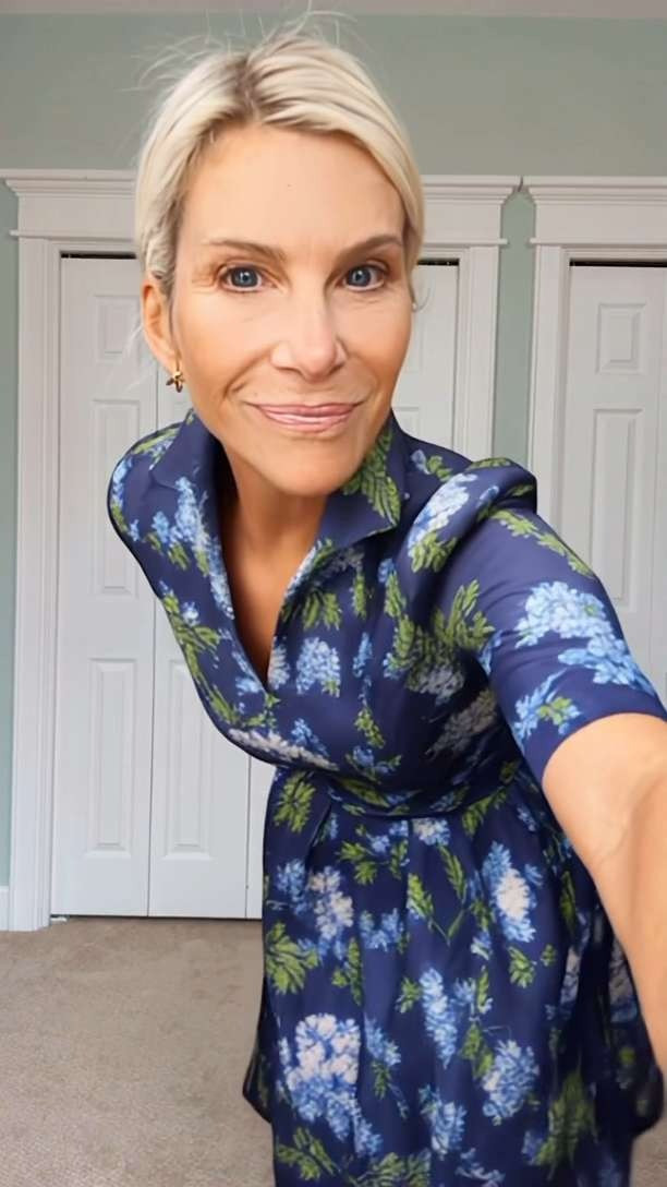 Navy Floral Dress Outfit Inspiration 

 #LTKootd #LTKSeasonal #LTKWedding