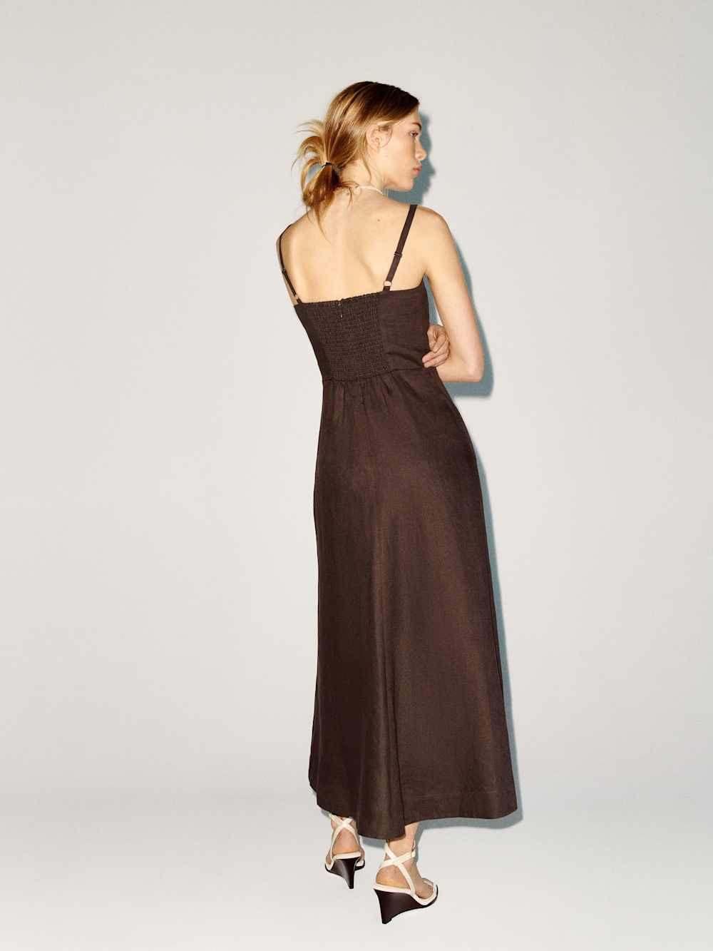 Sabine Linen Dress | Reformation (Global)