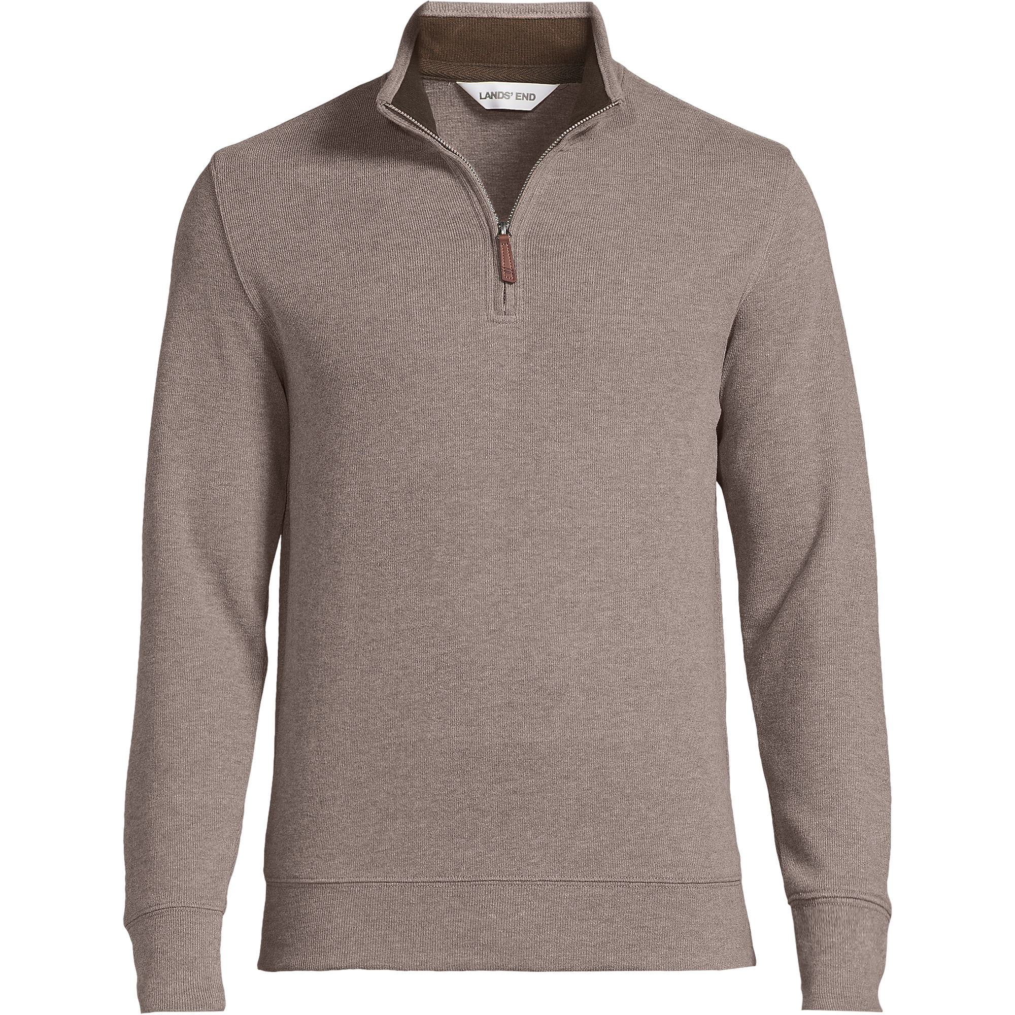 Bedford Rib Quarter Zip Sweater | Lands' End (US)