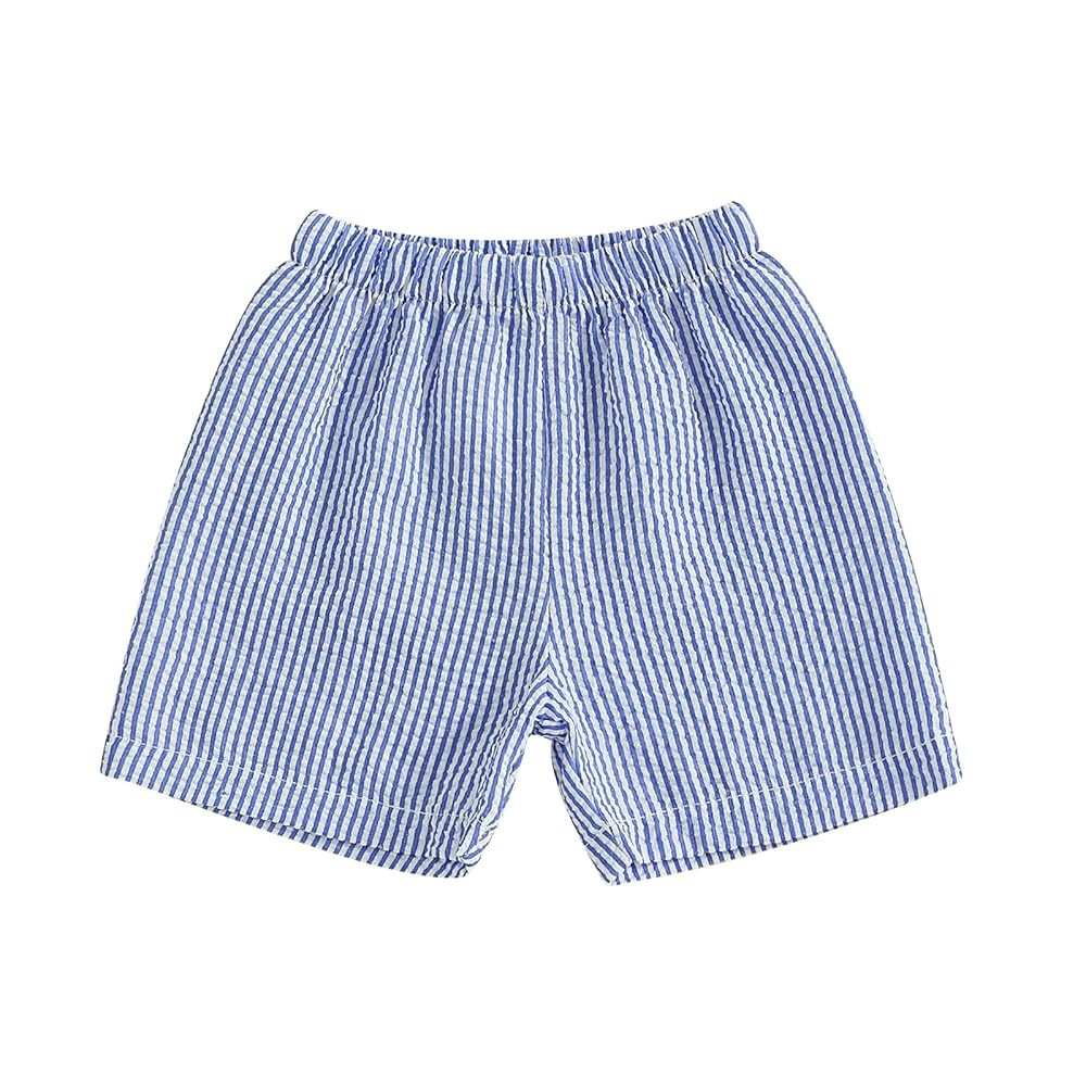 Toddler Baby Boy Girl Shorts Summer Casual Elastic Waist Striped Shorts Pants Boxer Bottoms | Amazon (US)