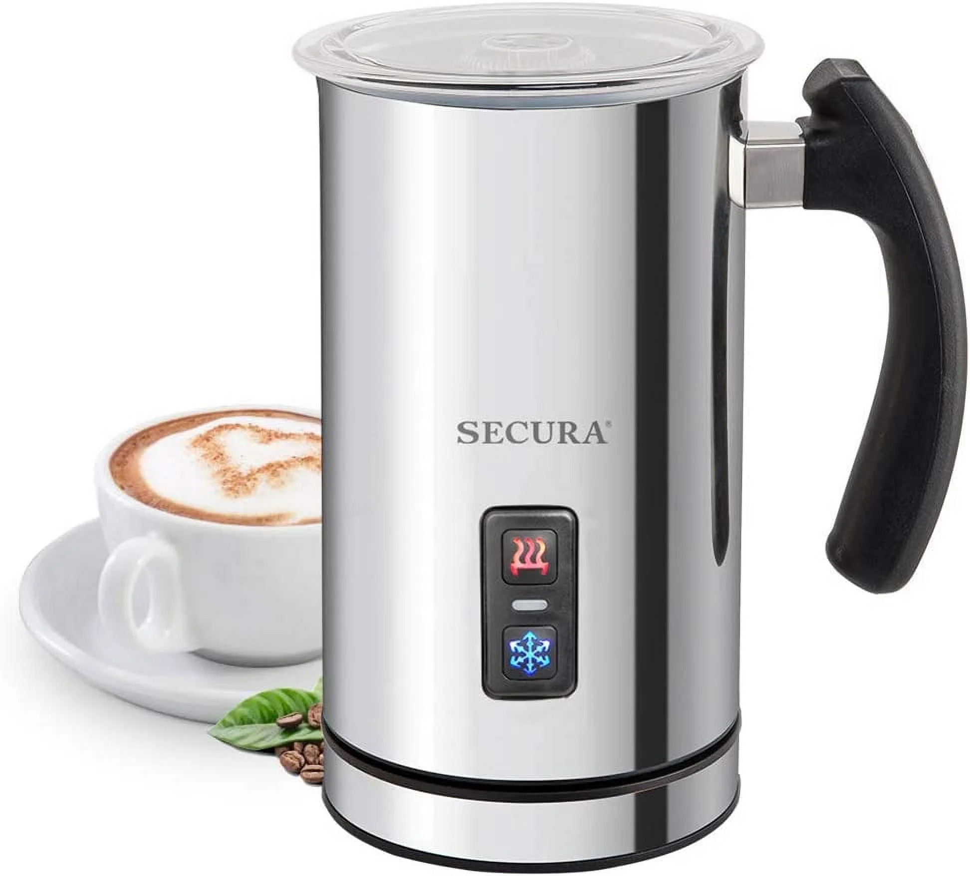 Secura Electric Milk Frother, Automatic Milk Steamer Warm or Cold Foam Maker for Coffee, Cappucci... | Walmart (US)