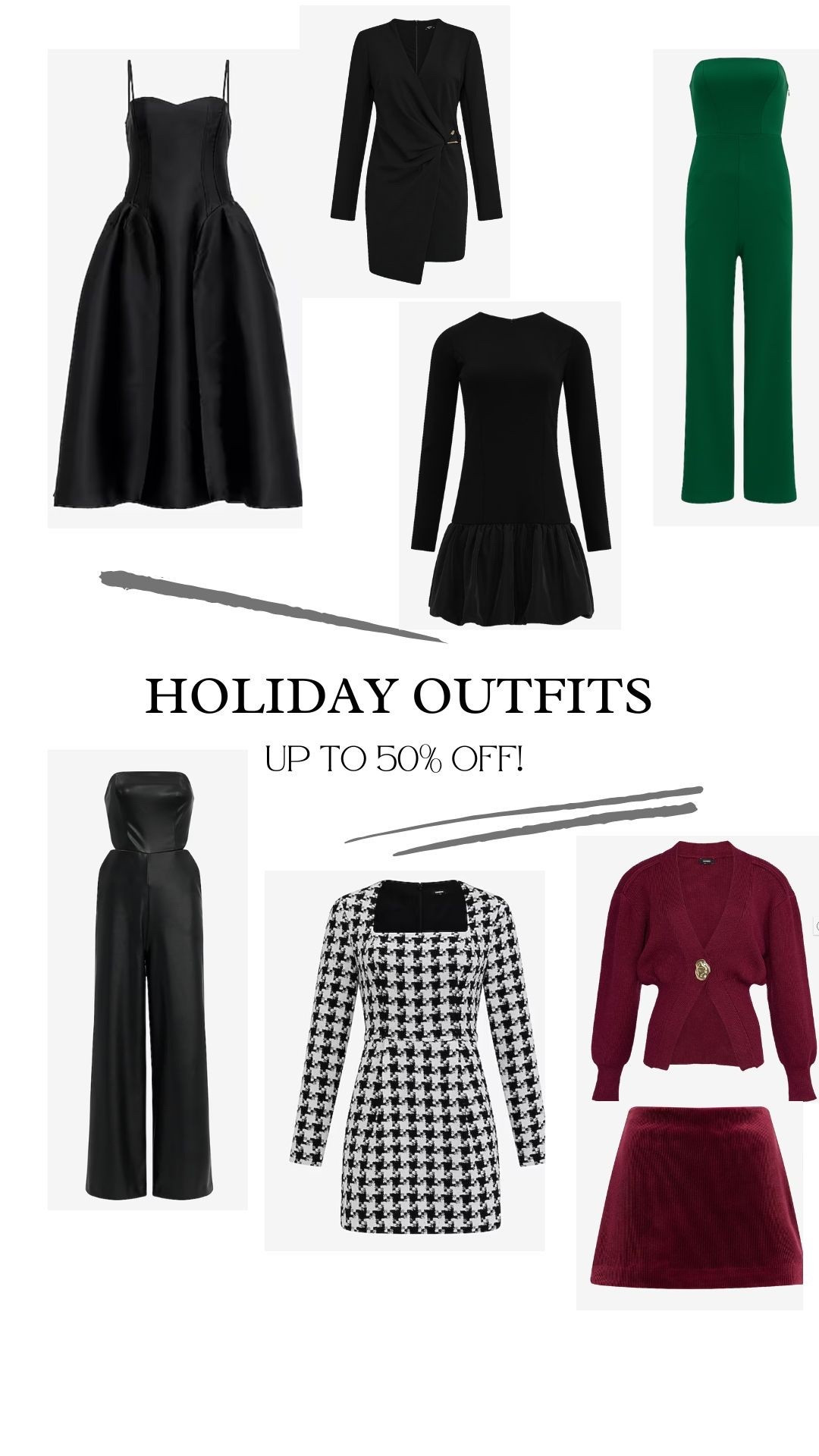Parties in full swing! These holiday outfits are up to 50% off! #holidaylooks #holidaydresses

#LTKHoliday #LTKSaleAlert #LTKGiftGuide