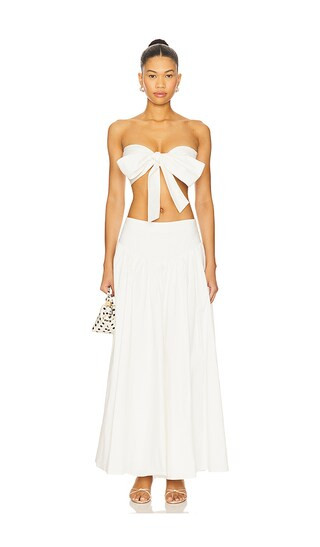 Helena Skirt Set in White | Revolve Clothing (Global)