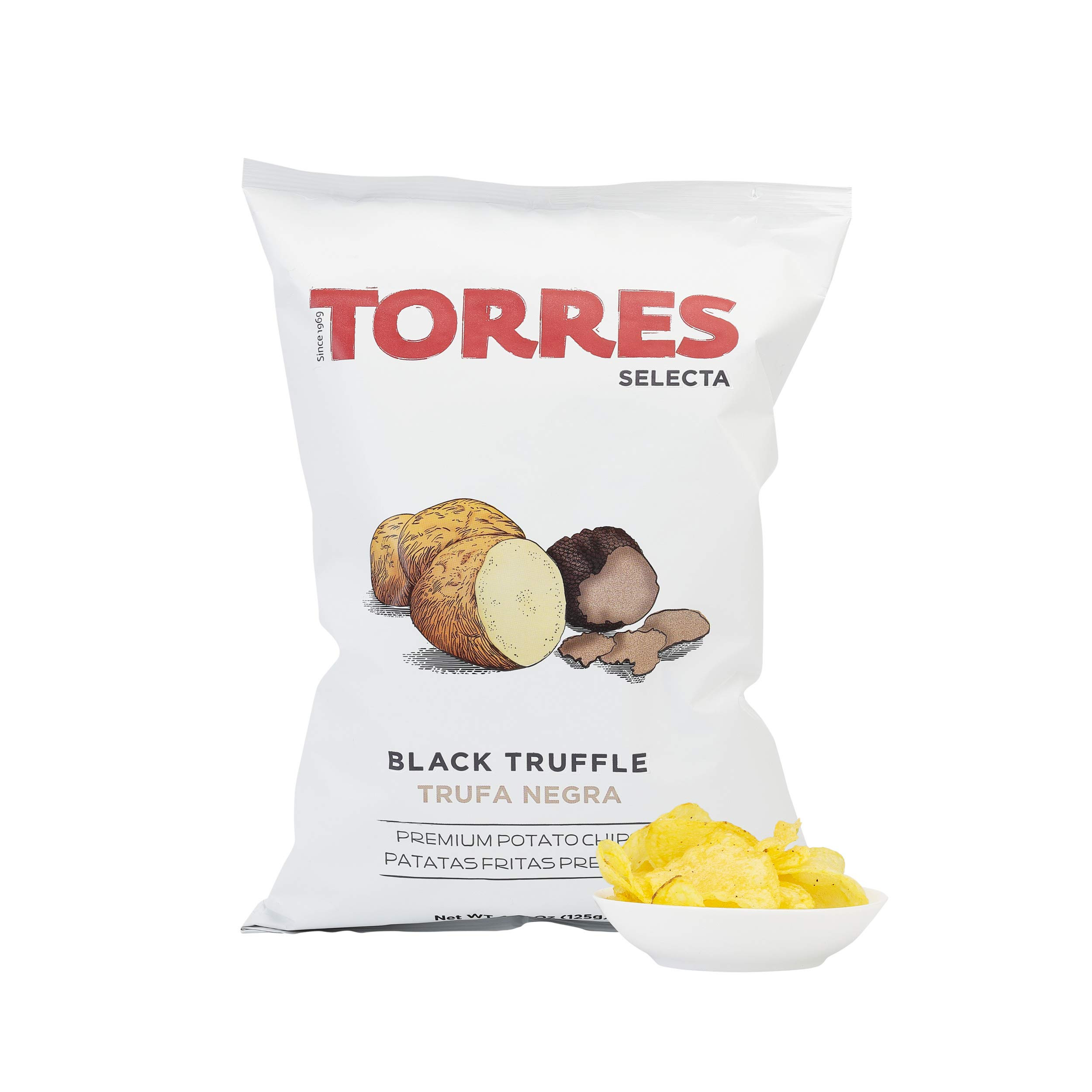 Patatas Fritas Torres Black Truffle Premium Potato Chips Big Bag (1 x 4.41 Ounce) | Amazon (US)