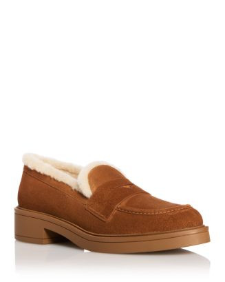 Women's Celia Lite Shearling Lined Loafers | Bloomingdale's (US)
