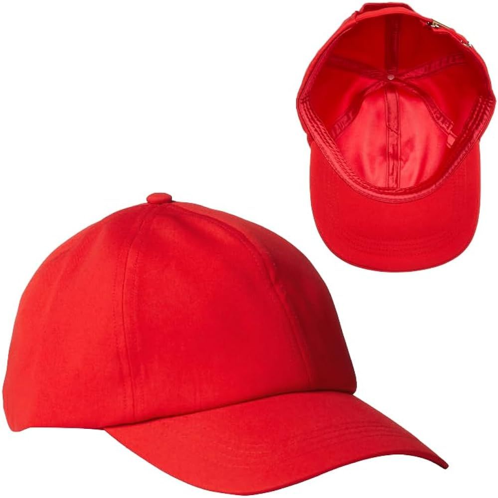 Red by Kiss Baseball Cap Satin Lined Interior, One Size Fits All, Keyshia Cole Adjustable Cap | Amazon (US)