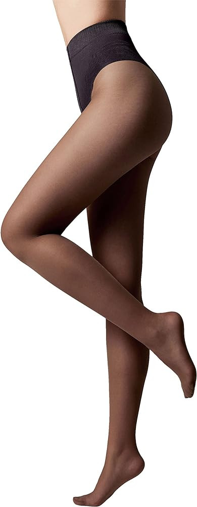 Conte Pantyhose Tights, 20 Den
        Sheer, French Cut, Push Up, Lace, Control Top, Slimming, S... | Amazon (US)
