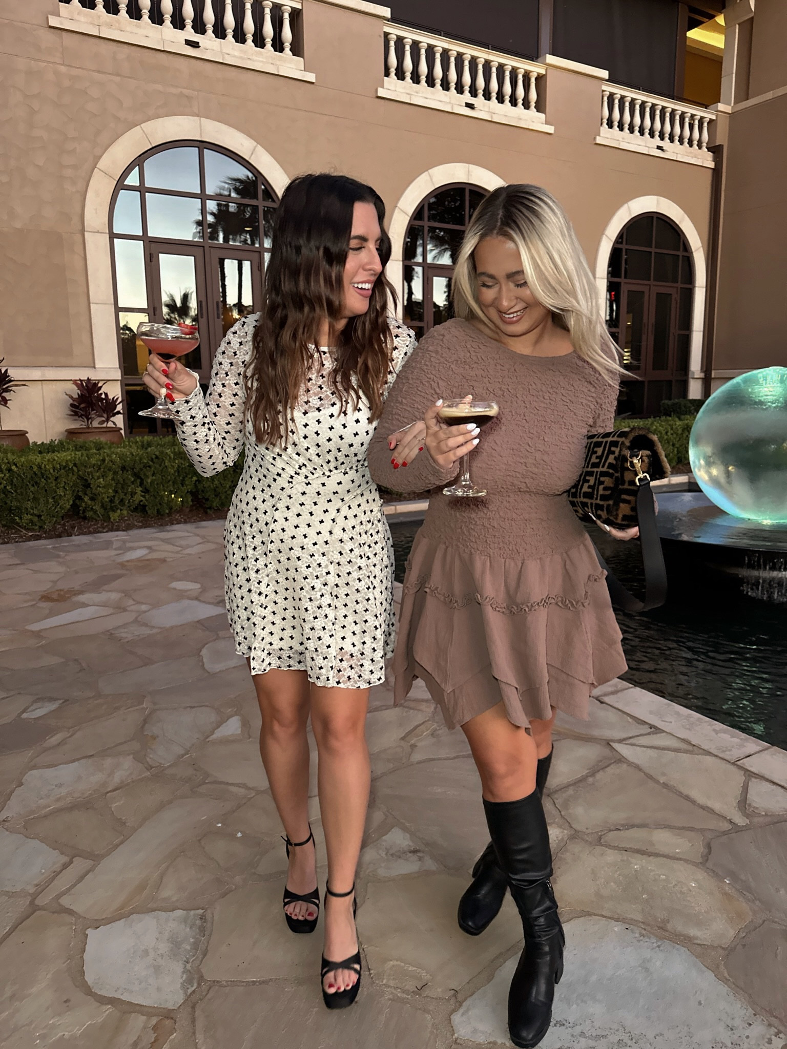 Night in Orlando outfits! I’m wearing a Small and Hailee is wearing a Medium