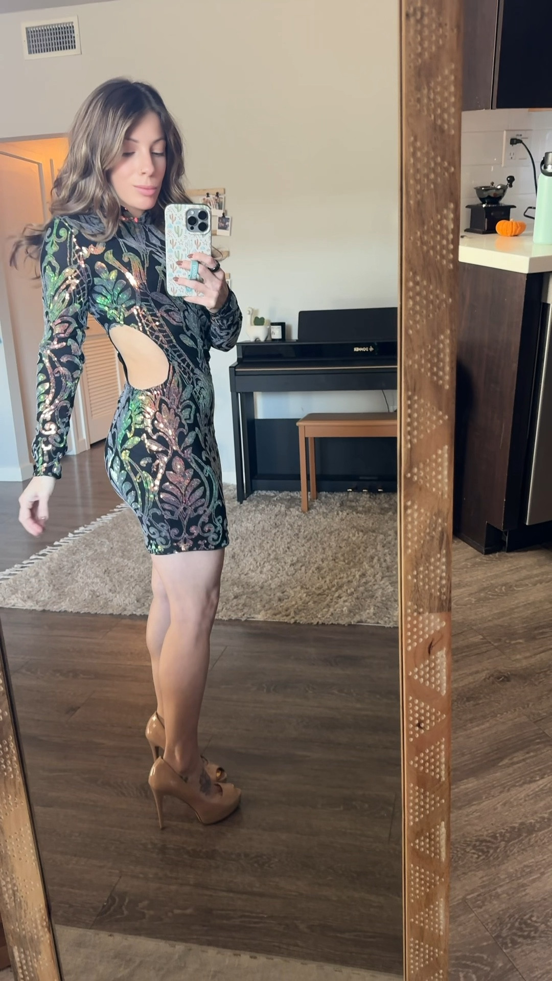 For your fancier holidaze! Runs a tinyyyyy bit big on me, but easy to hide! 

#LTKHoliday #LTKFindsUnder50