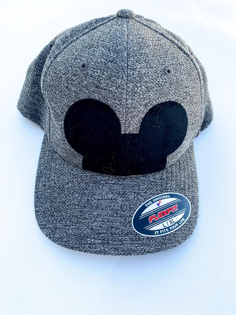 Half Mickey Head Inspired Fitted Hat Youth Adult Women Men | Etsy | Etsy (US)