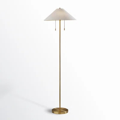 Finley 60.5'' Brass Traditional Floor Lamp | Wayfair North America