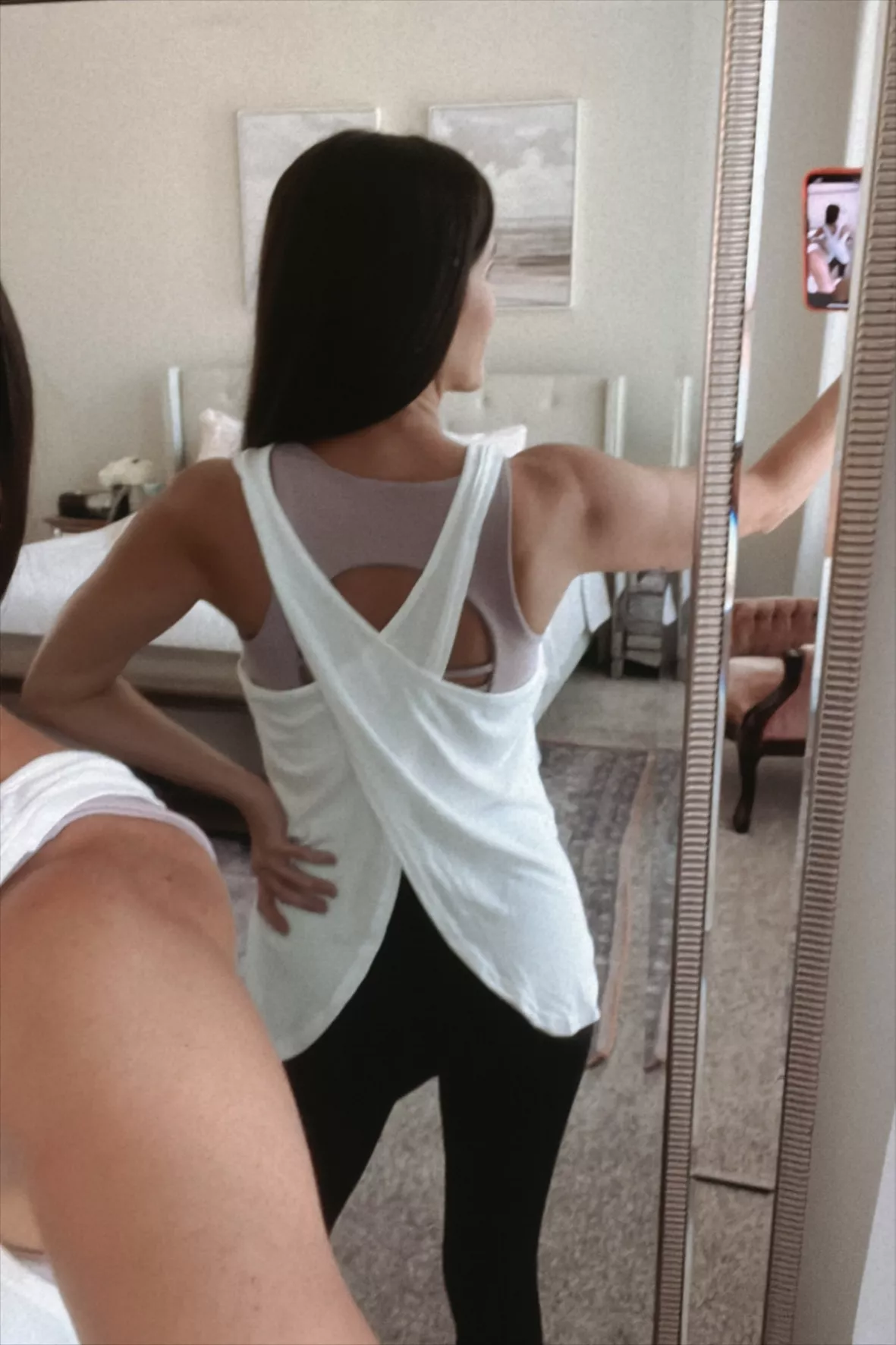  Open Back Workout Top