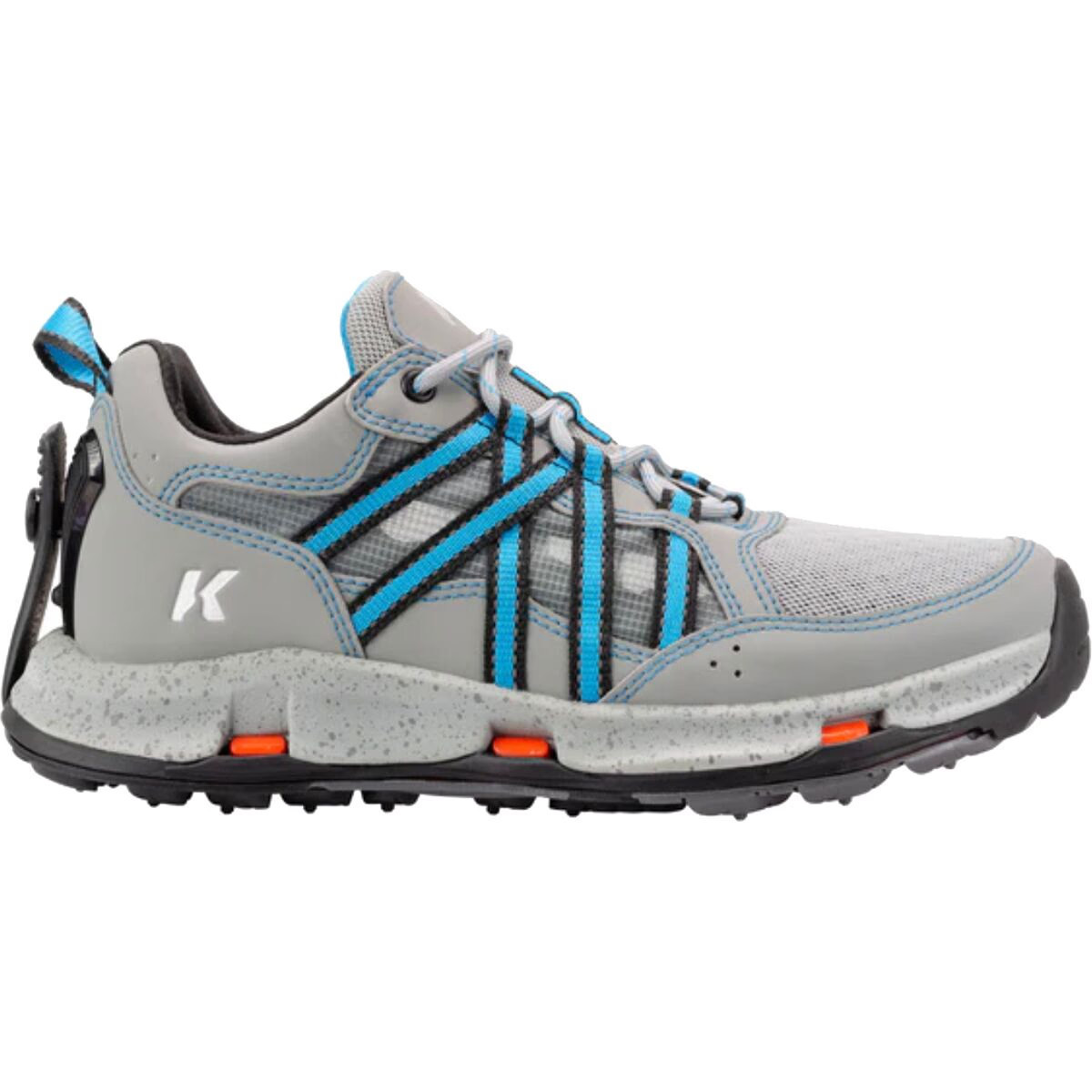 Korkers All Axis Shoe - Women's Storm Grey/Blue-TrailTrac Sole, 9.0 | Backcountry