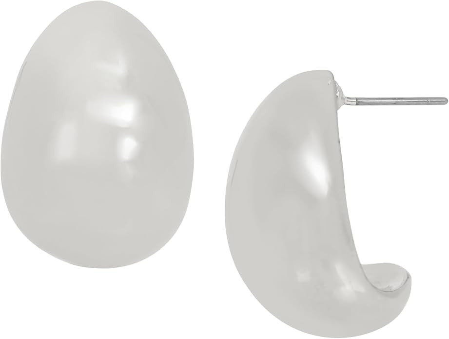 Robert Lee Morris Soho Womens Dome Hoop Earrings | Amazon (US)