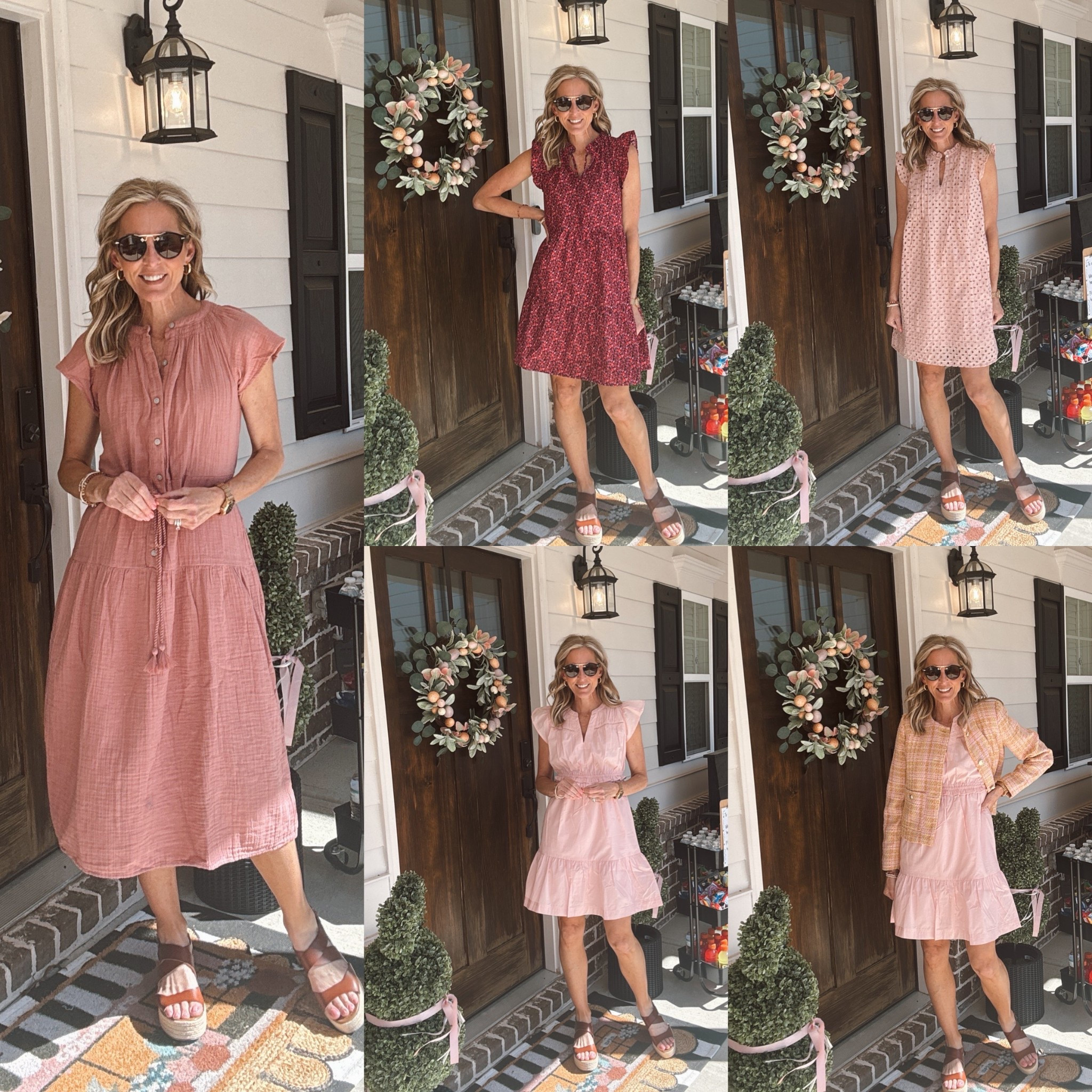 If you leave… you’re definitely going to miss THESE!! Comment Walmart to get all the links and more!! 

Walmart is absolutely showing out for spring and I cannot get over these finds—
- dresses under $20
- everything under $30
- and yes… even this super cute tweed jacket!! 
Every piece comes in multiple color options and they are the kind of easy, throw-on-and-go outfits you’ll wear on repeat all season long.

Wearing XS in everything for reference 