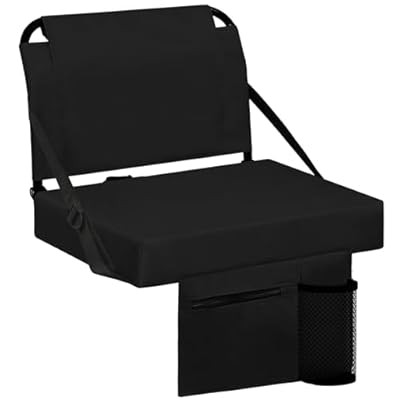 Besunbar Stadium Seat for Bleachers with Back Support and Wide Padded Cushion Stadium Chair - Inc... | Amazon (US)