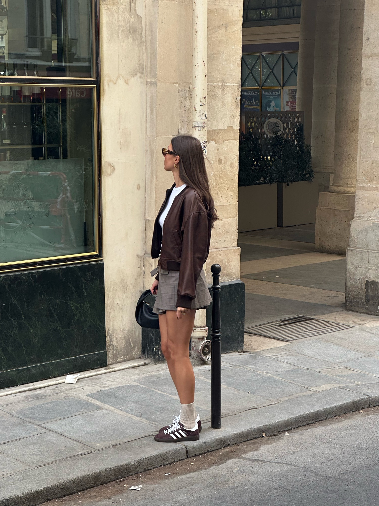 fall outfit unlocked #falloutfitsinspo #fallinspo #miumiuinspired #leatherjacket 