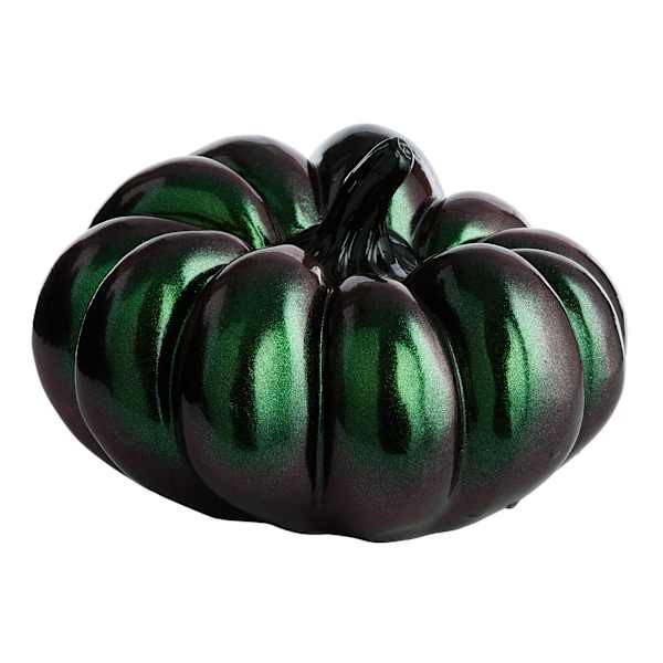 Black Iridescent Pumpkin, 4" | At Home