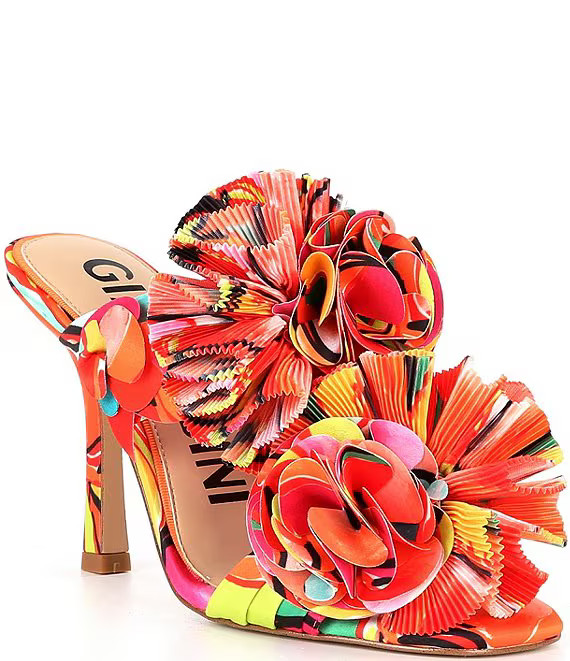 Hardaway Printed Ruffle Dress Sandals | Dillard's