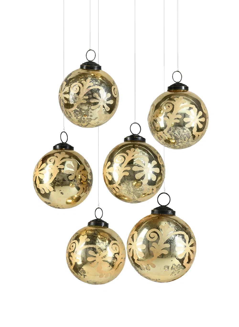 Glass Ball Ornament (Set of 6) | Wayfair North America