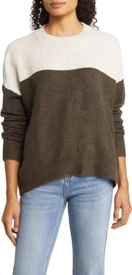 Extend Shoulder Colorblock Sweater | Nordstrom