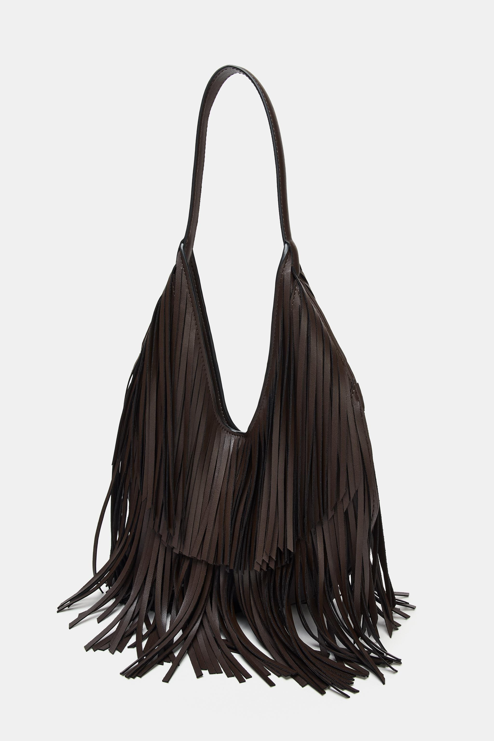 FRINGED SHOPPER BAG | Zara Canada