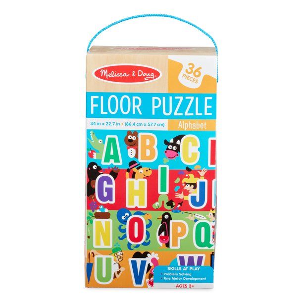 Melissa & Doug Alphabet Giant Floor Puzzle (36 Pcs) | Walmart (US)
