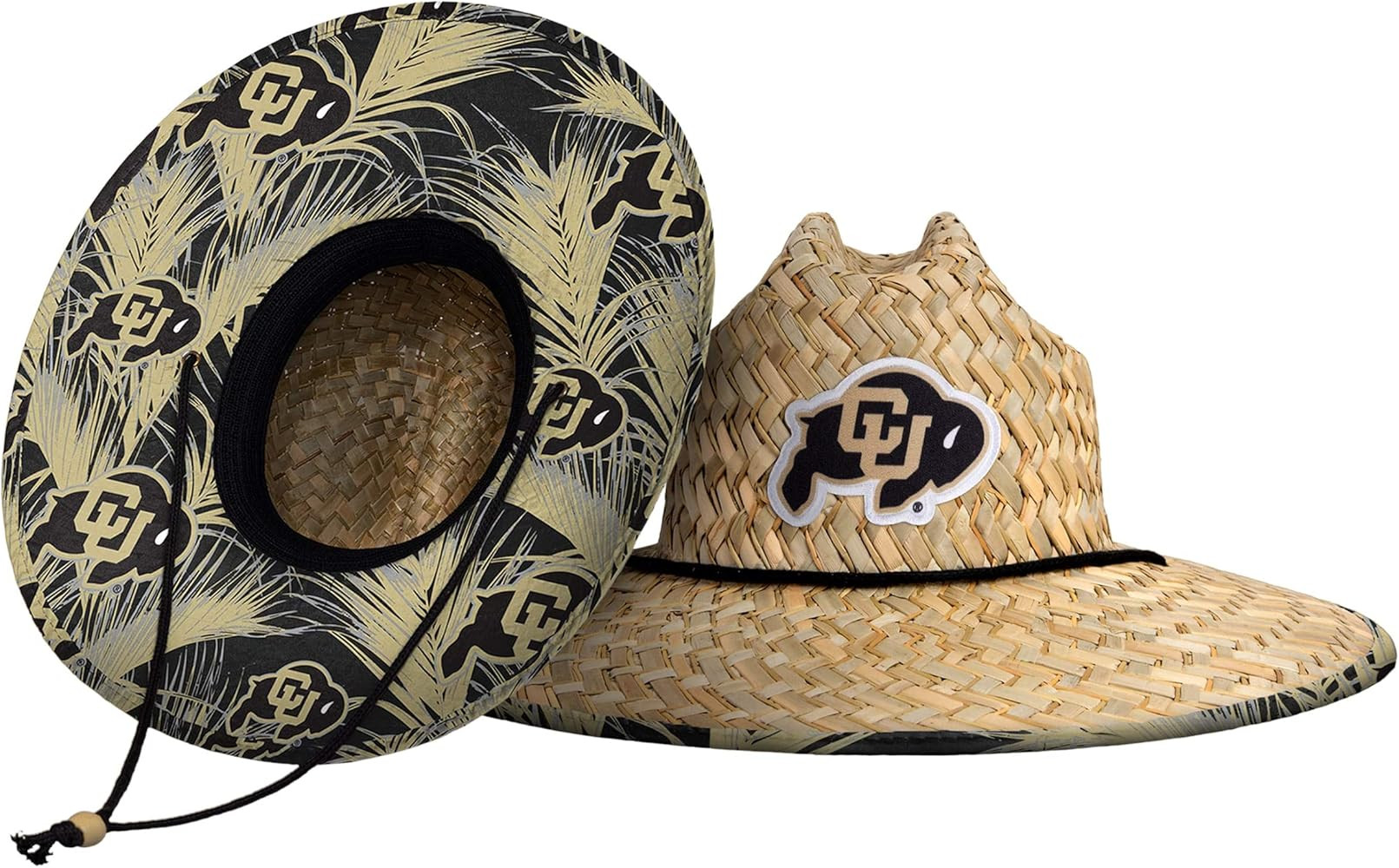 FOCO unisex adult Ncaa College Team Logo Floral Sun Straw Hat, Team Logo, One Size US | Amazon (US)