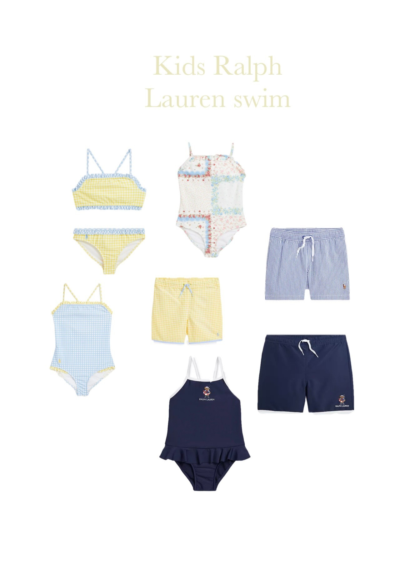 Kids Ralph Lauren matching swim 

#LTKSummerEdit #LTKFindsUnder100 #LTKStyleTip
