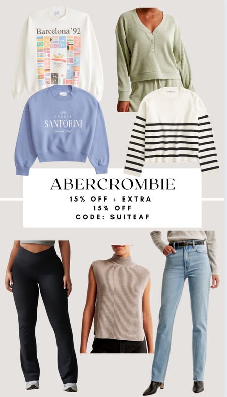 Abercrombie new arrivals on sale with code SUITEAF


#LTKsalealert #LTKstyletip
