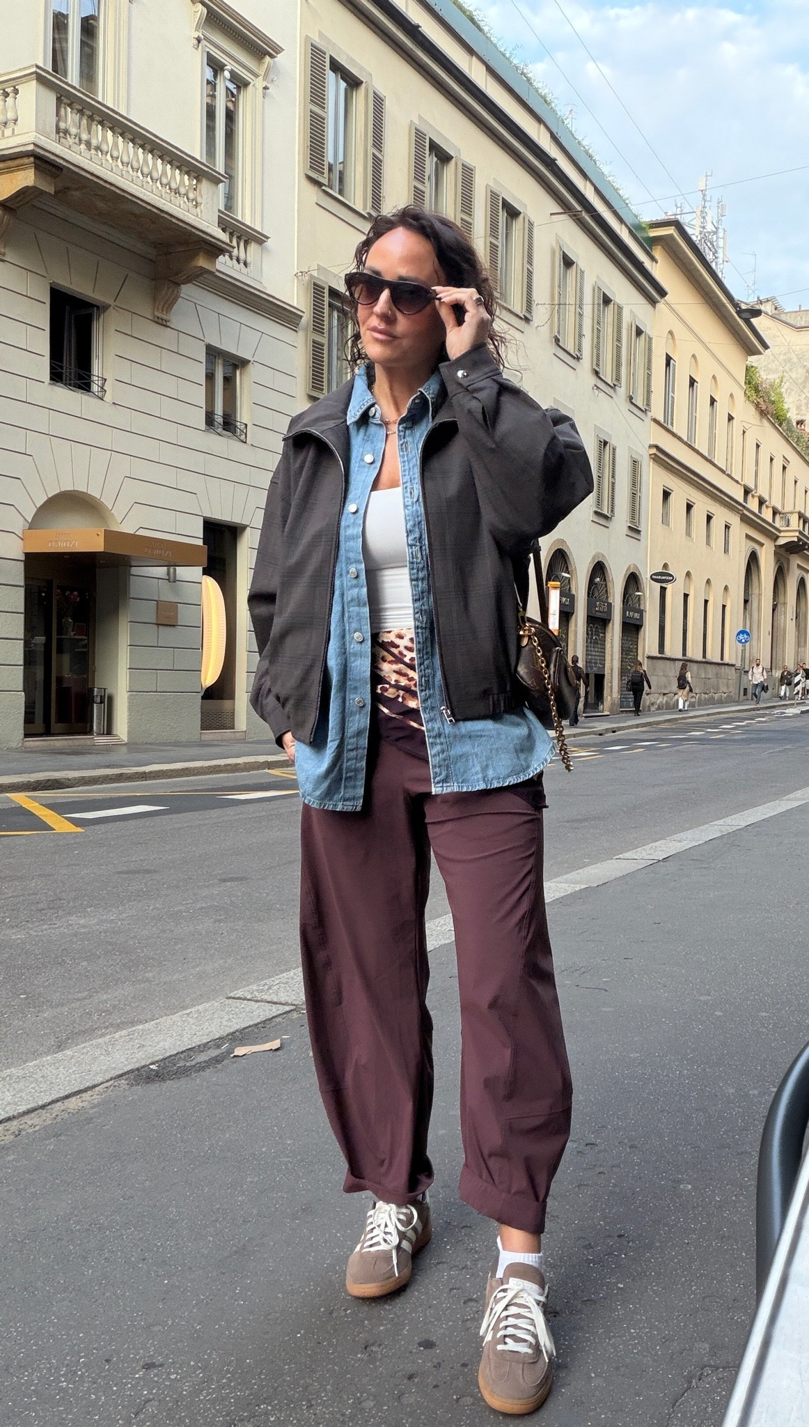 Travel fit home from Milan. The @Ruti pants are absolutely worth it. Size 4R

#LTKootd #LTKOver40 #LTKdayinmylife