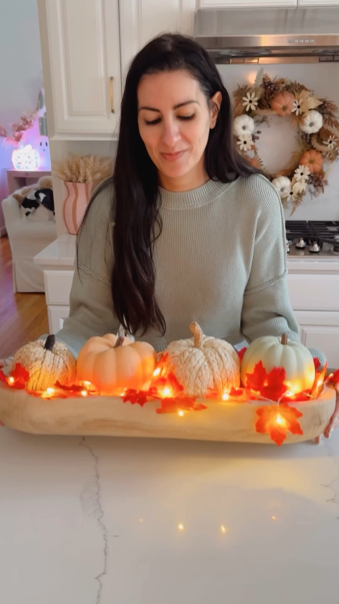 Simple Fall Centrepiece  I love a little glow. Especially in the Fall 🍂🍁✨

#LTKFallSale #LTKSeasonal #LTKHome