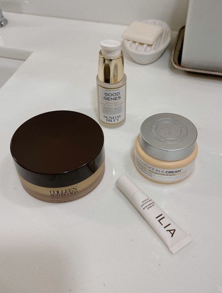 The skincare products I’m loving right now! Sunday Riley, Colleen Rothschild, ILIA, It Cosmetics, Cleansing Balm, Lactic Acid

#LTKbeauty