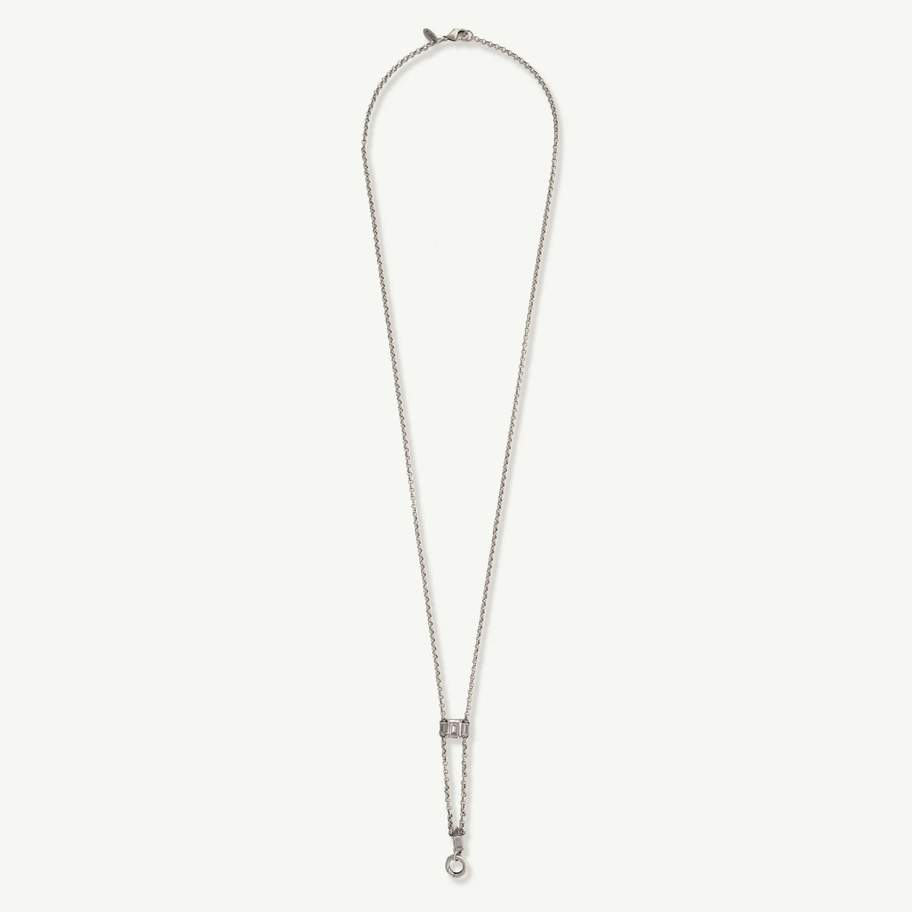 Augusta Pendant Necklace Antique Silver | Rahya Jewelry Design