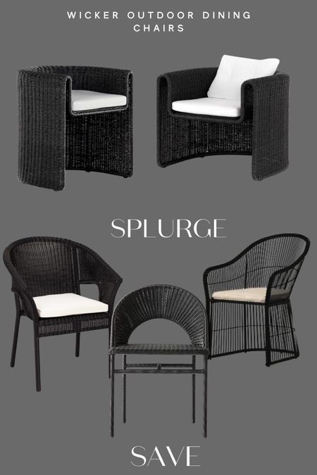 I’ve had a major crush on these outdoor chairs forever so found a few dupes that have the same look! 

Patio furniture, porch decor, porch furniture, outdoor furniture 

#LTKHome