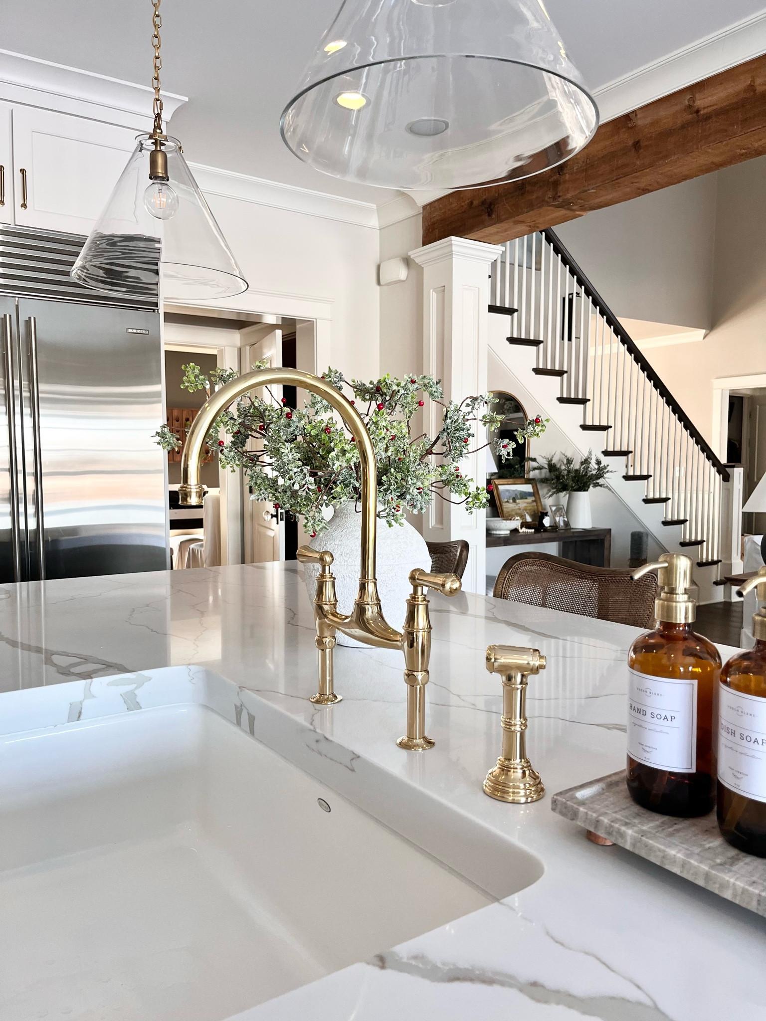 T H E prettiest faucet! Timeless and beautiful 🤩 this brass faucet will age to perfection!

#LTKhome