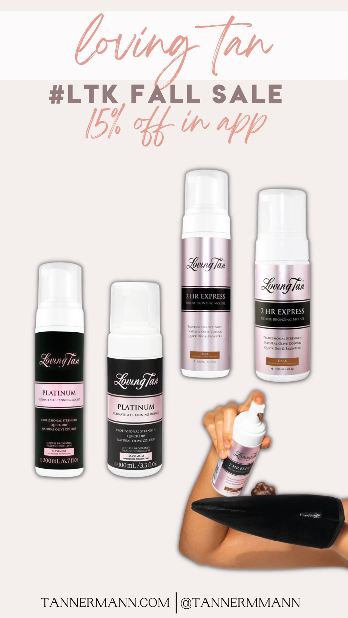 Loving Tan #LTKFallSale 15% off in app!! #TannerMann

#LTKSale #LTKbeauty #LTKsalealert