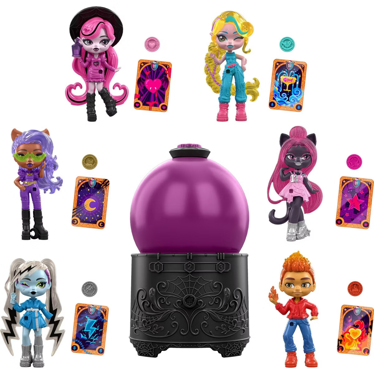 Monster High Potions Crystal Ball Mini Dolls, Surprise Character Reveal | Target
