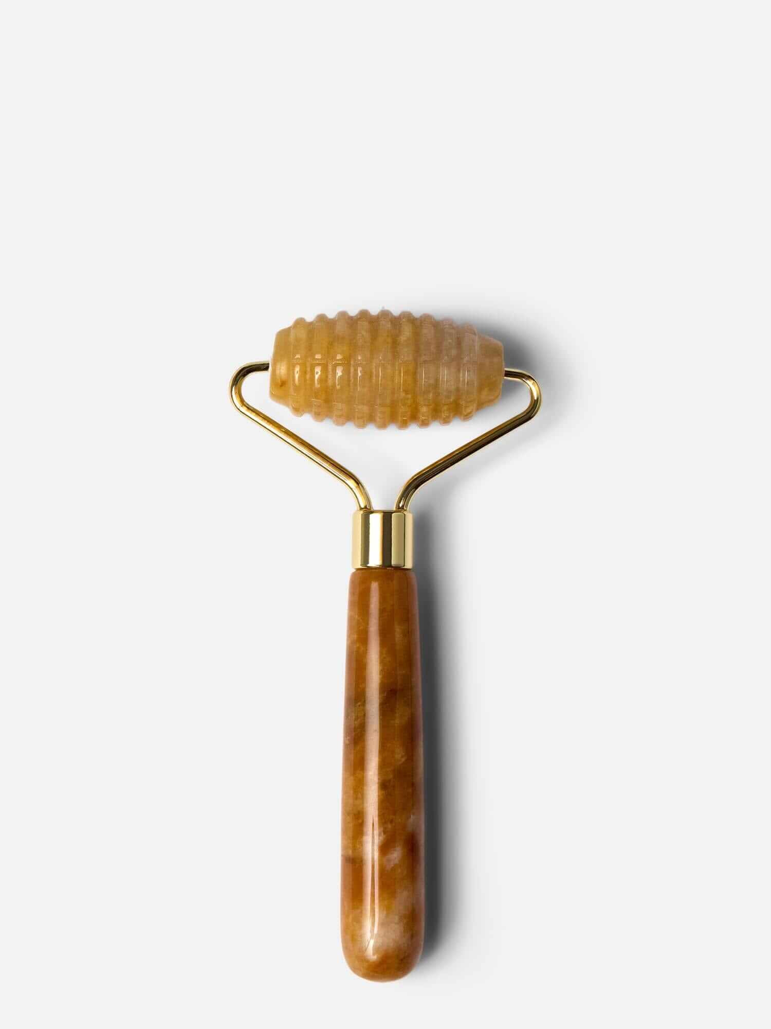 YELLOW NEPHRITE FACIAL ROLLER - Primally Pure | Primally Pure