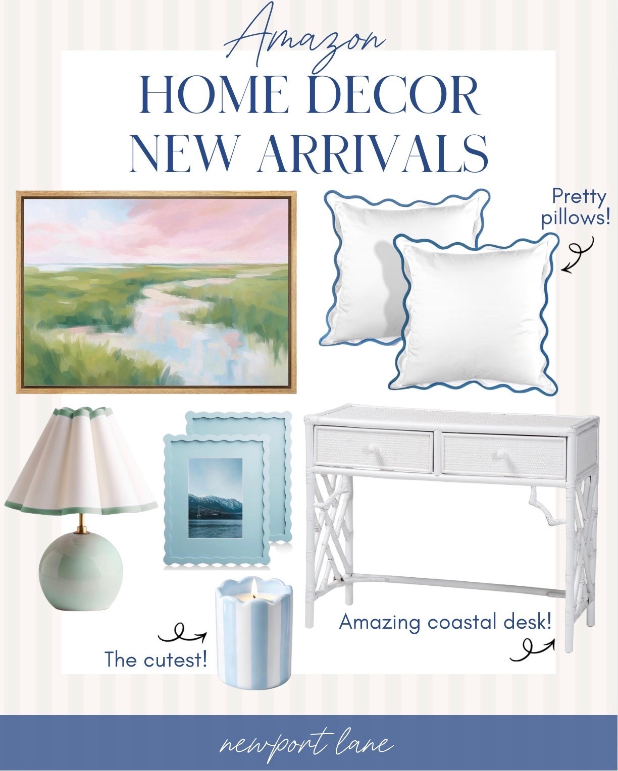 Amazon is my secret weapon for coastal home decor and this blue and white collage is proof 🌊 So many gorgeous finds at prices that make decorating your coastal home so much more fun and so much less stressful. Classic blue and white, timeless coastal style, and every single piece is from Amazon.

#LTKHome #LTKSaleAlert