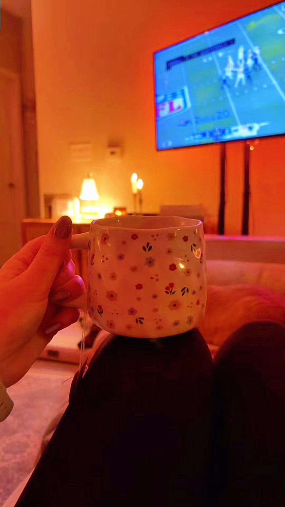 Bad Bunny concert + a bit of football. Go Seahawks! 
Enjoying the commercials with a cozy cup of hot tea and trying to stay warm 

#LTKSaleAlert #LTKselfcare #LTKHome